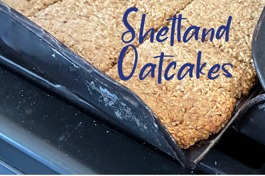 Shetland Oatcakes just out of the oven