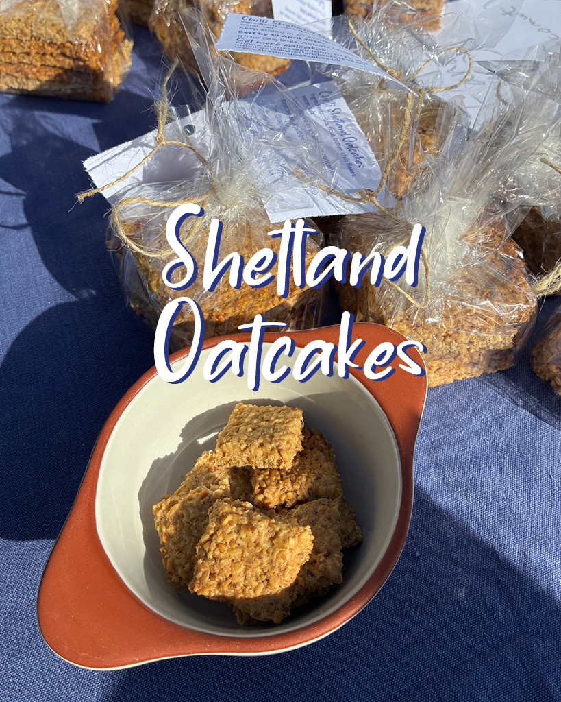Shetland Oatcakes Food for Kings Langley community market
